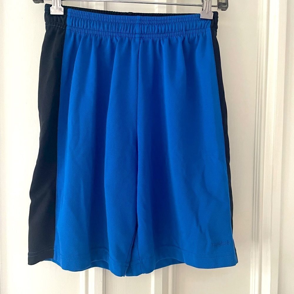 Reebok blue/black/white athletic shorts M 10-12